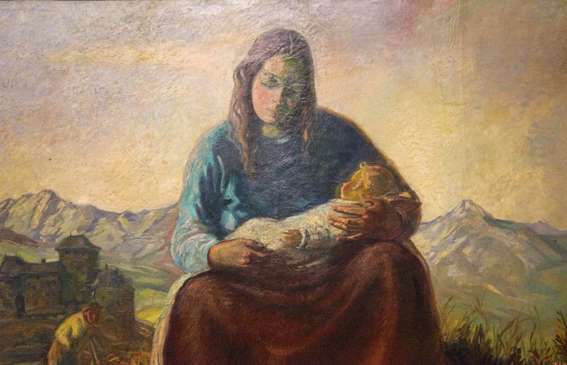 Sepp Jahn (1907-2003) Mutter mit Kind | Sepp Jahn (1907-2003), Mother with Child - Bild 4 aus 10