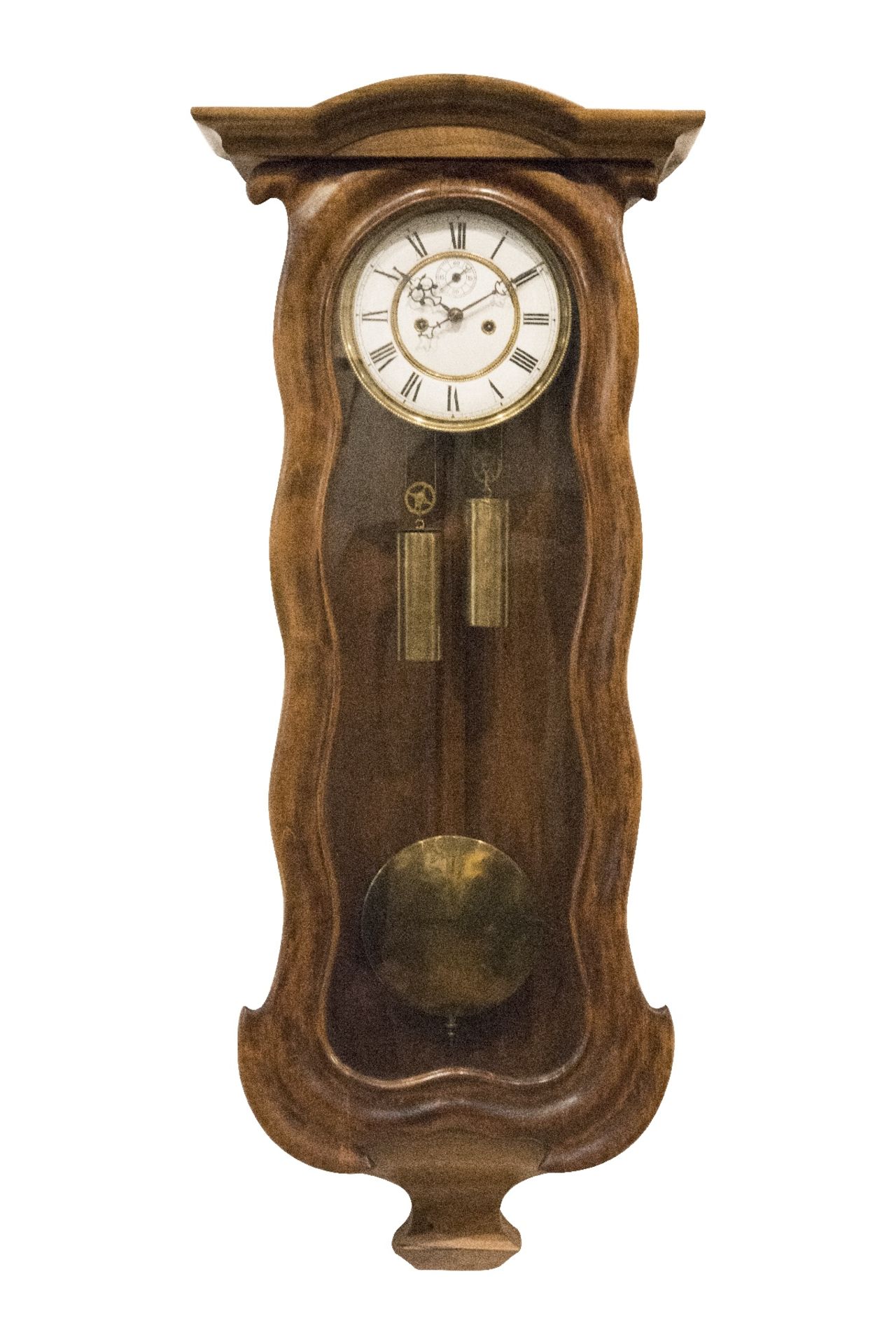 Wiener Wandpendeluhr  | Viennese Wall Pendulum Clock  - Bild 2 aus 9