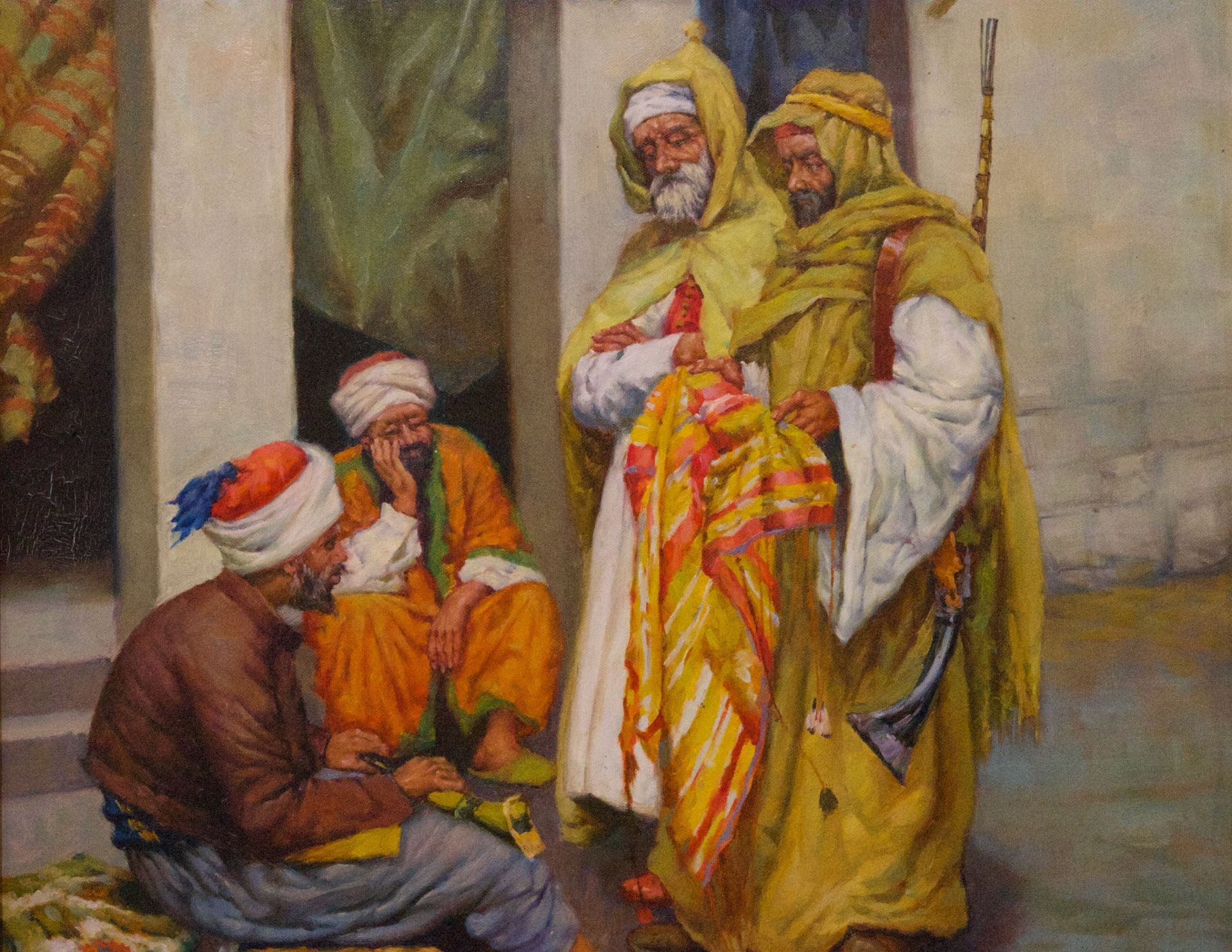 Maler des 20. Jahrhunderts Auf dem Bazar | Painter of the 20th century, At the bazaar - Bild 2 aus 5