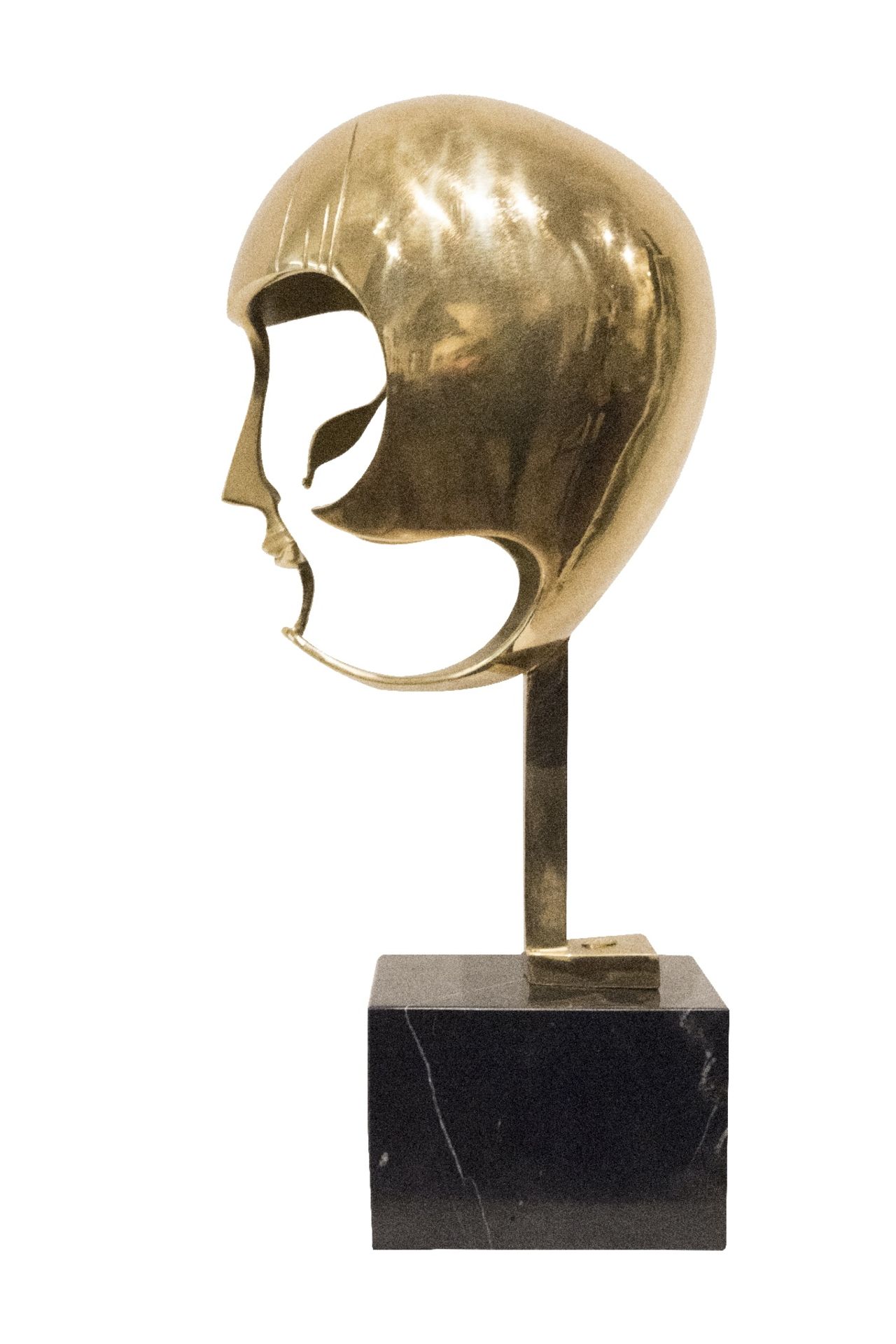 Bronze Skulptur "Kiki de Montparnasse" nach Paul Gorgallo | Paul Gorgallo (1881-1934), Golden Head B - Bild 2 aus 5