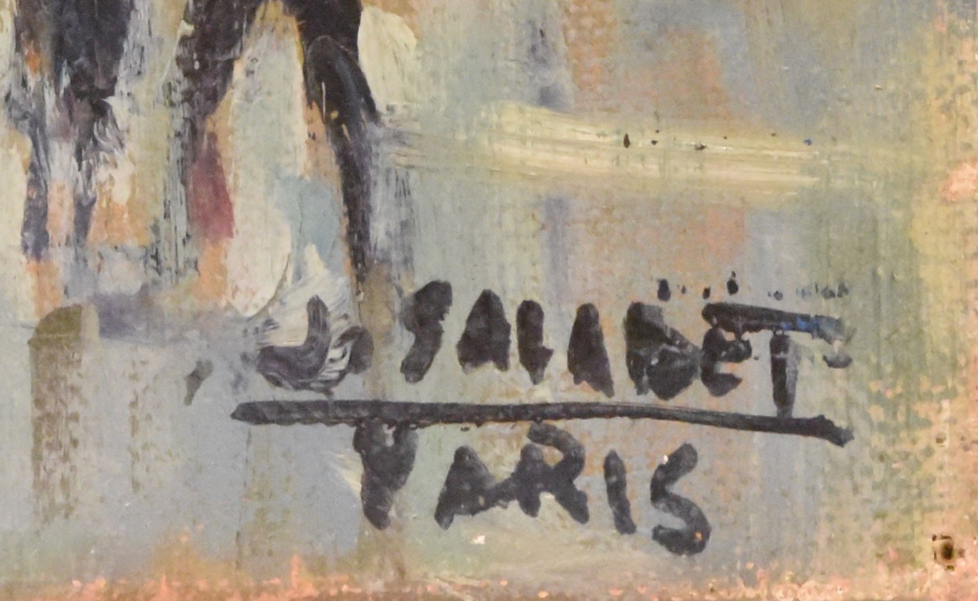 Jean Salabat (1913-1995), Pariser Strassenszene | Jean Salabat (1913-1995), Parisian Street Scene - Bild 4 aus 5