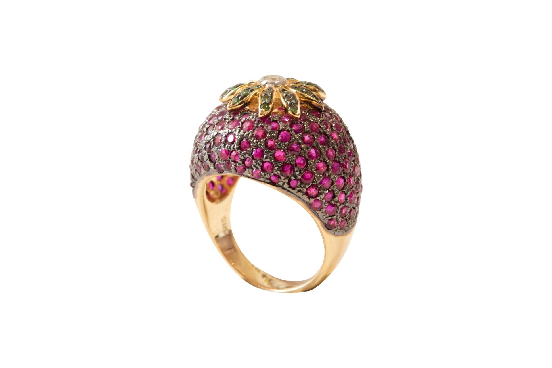 Ring Gold Brillant Erdbeere | Ring Gold Brilliant Strawberry - Bild 3 aus 7