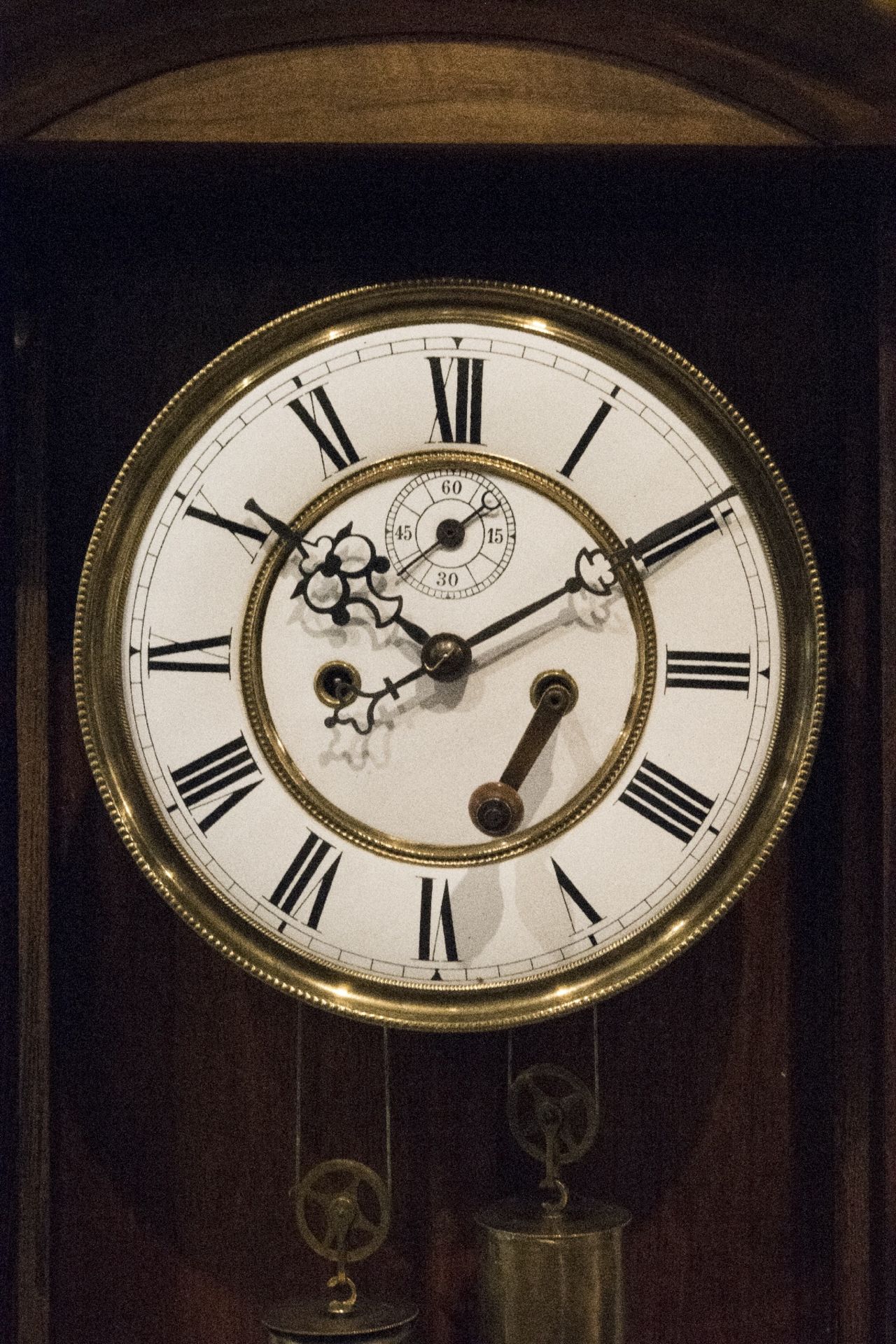 Wiener Wandpendeluhr  | Viennese Wall Pendulum Clock  - Bild 8 aus 9