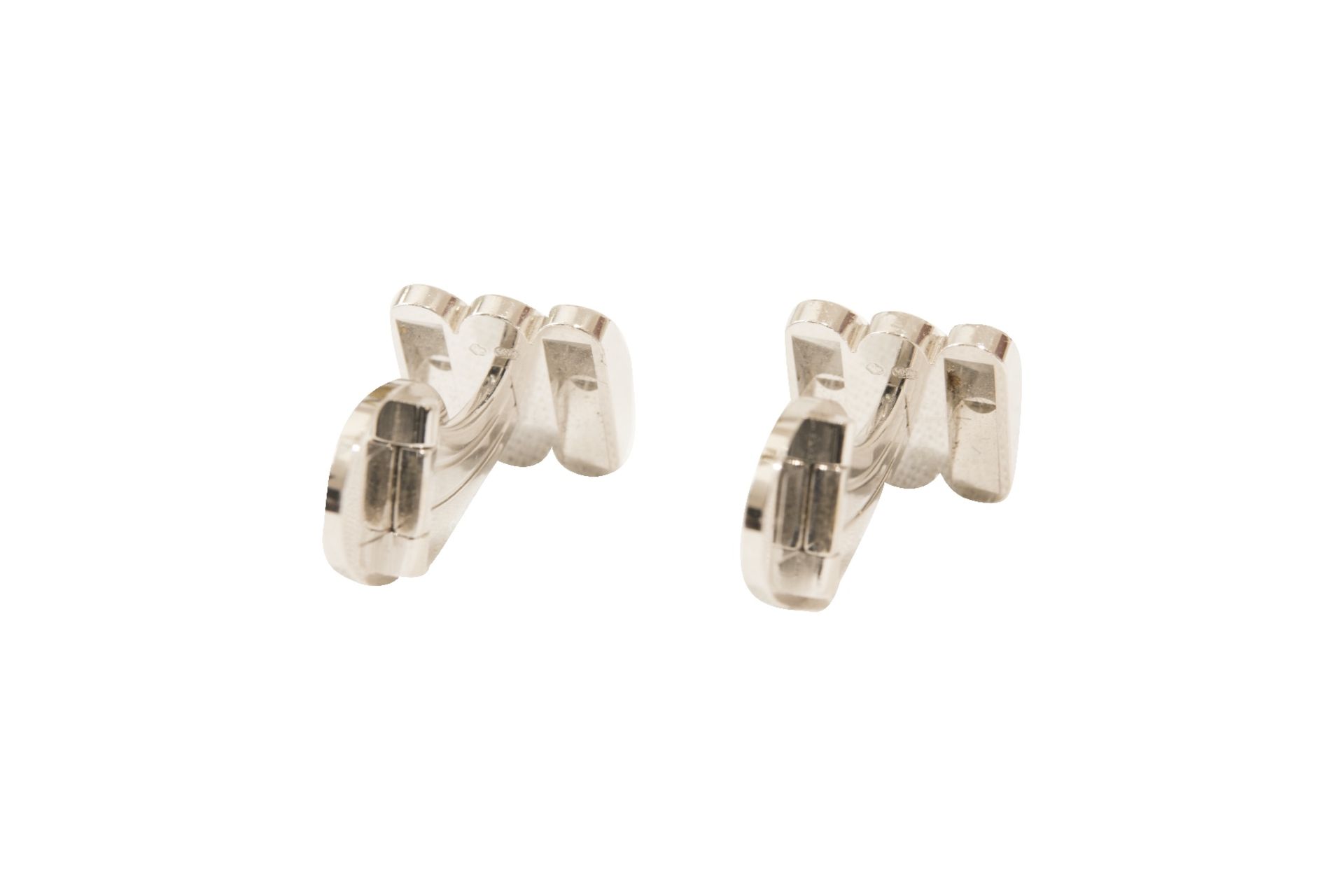 Harry Winston Manschettenknoepfe Gold Brillant | Harry Winston Cufflinks Gold Brilliant - Bild 5 aus 5