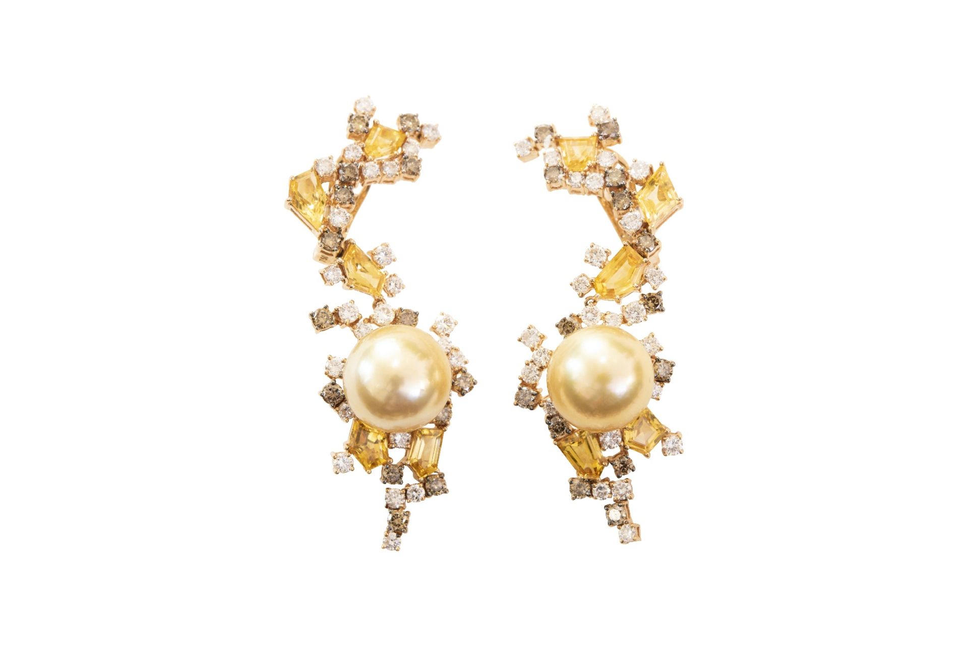 Ohrschmuck Brillant Perlen | Earrings Brillant Pearls