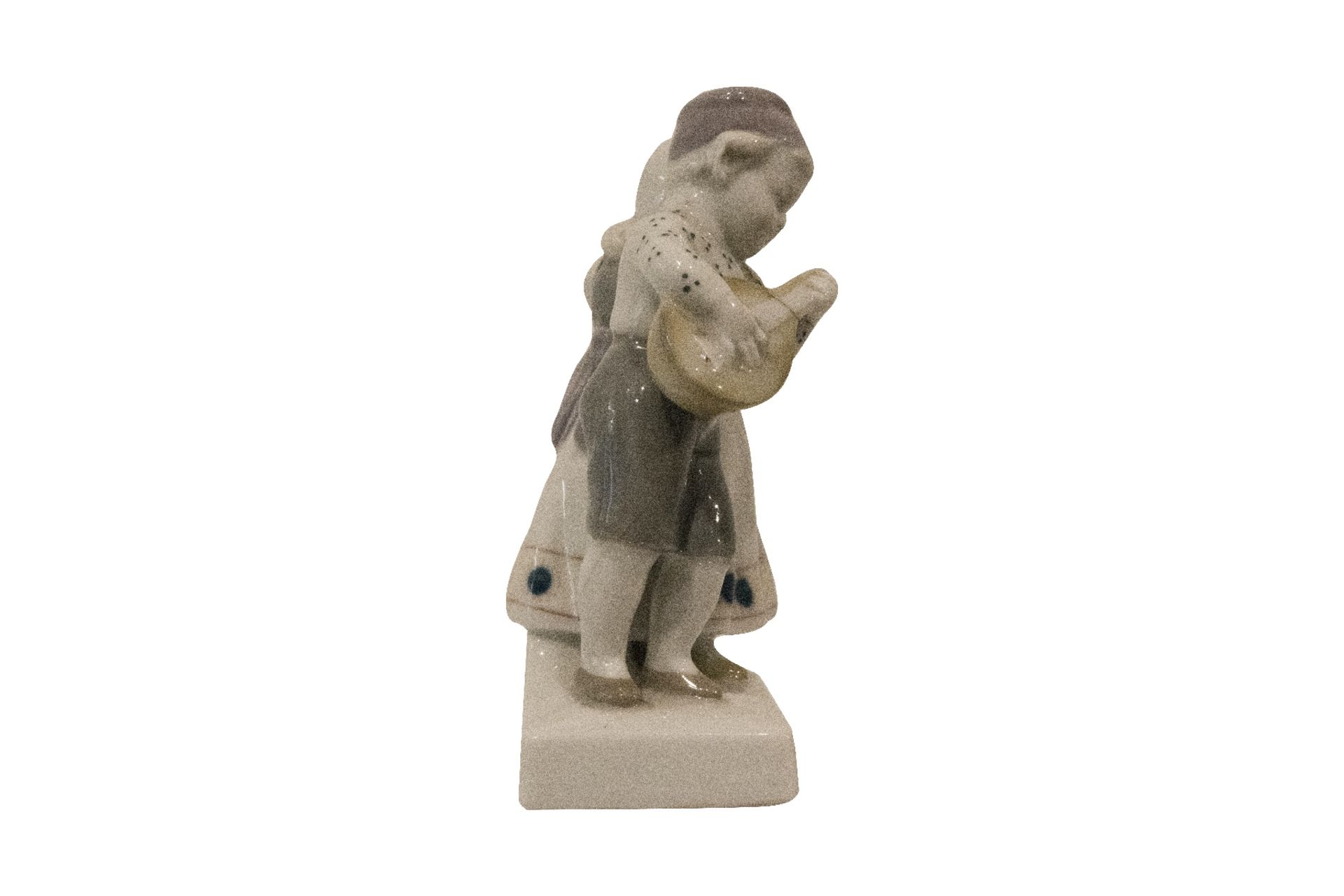 Porzellanmanufaktur Goebel  Kinder mit Laute | Goebel porcelain Manufa ctory Children with Lute - Bild 2 aus 5