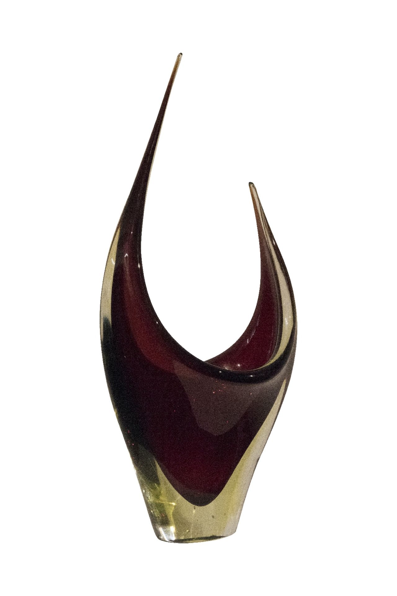 Murano GlasVase Flavio Poli Zipfelvase | Murano Glass Vase Flavio Poli Tapered Vase - Bild 4 aus 5
