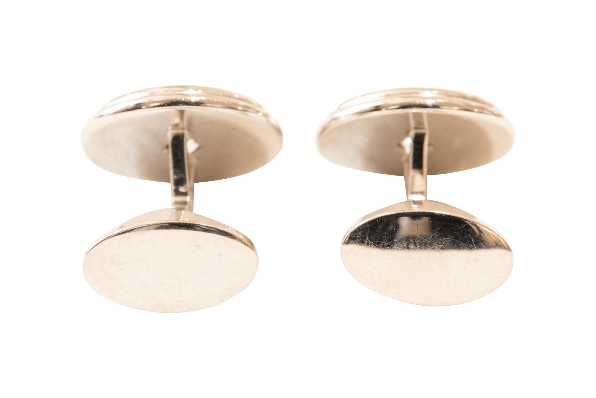 Vacheron & Constantin Manschettenknoepfe Gold Brillanten | Vacheron & Constantin Cufflinks Gold Diam - Image 5 of 5