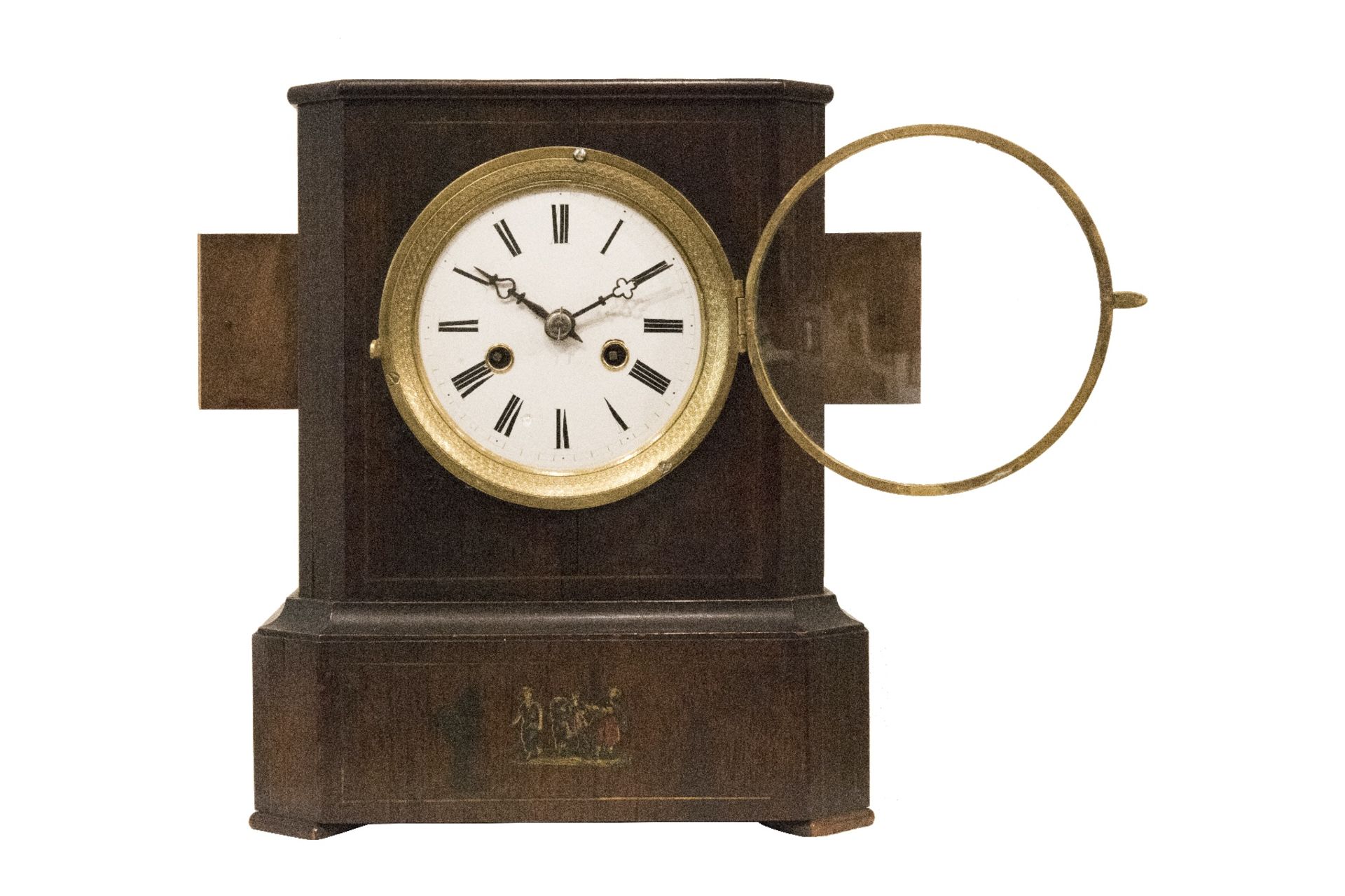 Biedermeier Tischstanduhr | Biedermeier Table Clock - Bild 2 aus 5