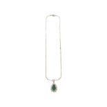 Collier Brillant Smaragd | Necklace Brilliant Emerald