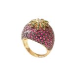 Ring Gold Brillant Erdbeere | Ring Gold Brilliant Strawberry