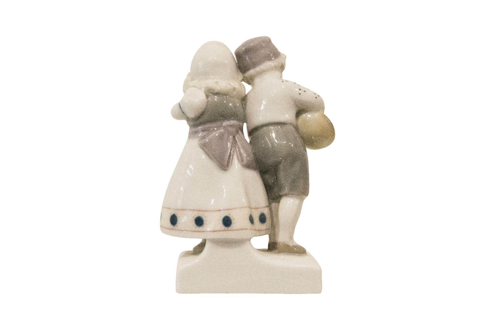 Porzellanmanufaktur Goebel  Kinder mit Laute | Goebel porcelain Manufa ctory Children with Lute - Bild 3 aus 5