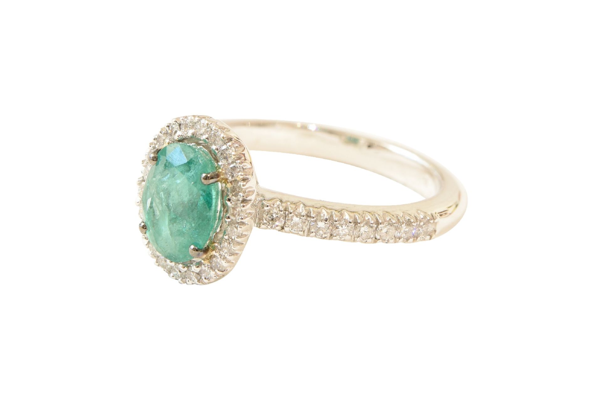 Ring Gold Brillant Smaragd | Ring Gold Brilliant Emerald - Bild 3 aus 5