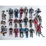 LOT OF JAPANESE TOY ANIME ACTION FIGURES. S.H. FIGUARTS. POWER RANGERS SPACE SHERIFF ETC. BANDAI