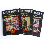 DAN DARE COMIC GRAPHIC NOVEL SET. VOLUMES 1, 2 & 3. DRAGON'S DREAM. SCIENCE FICTION, 1979.