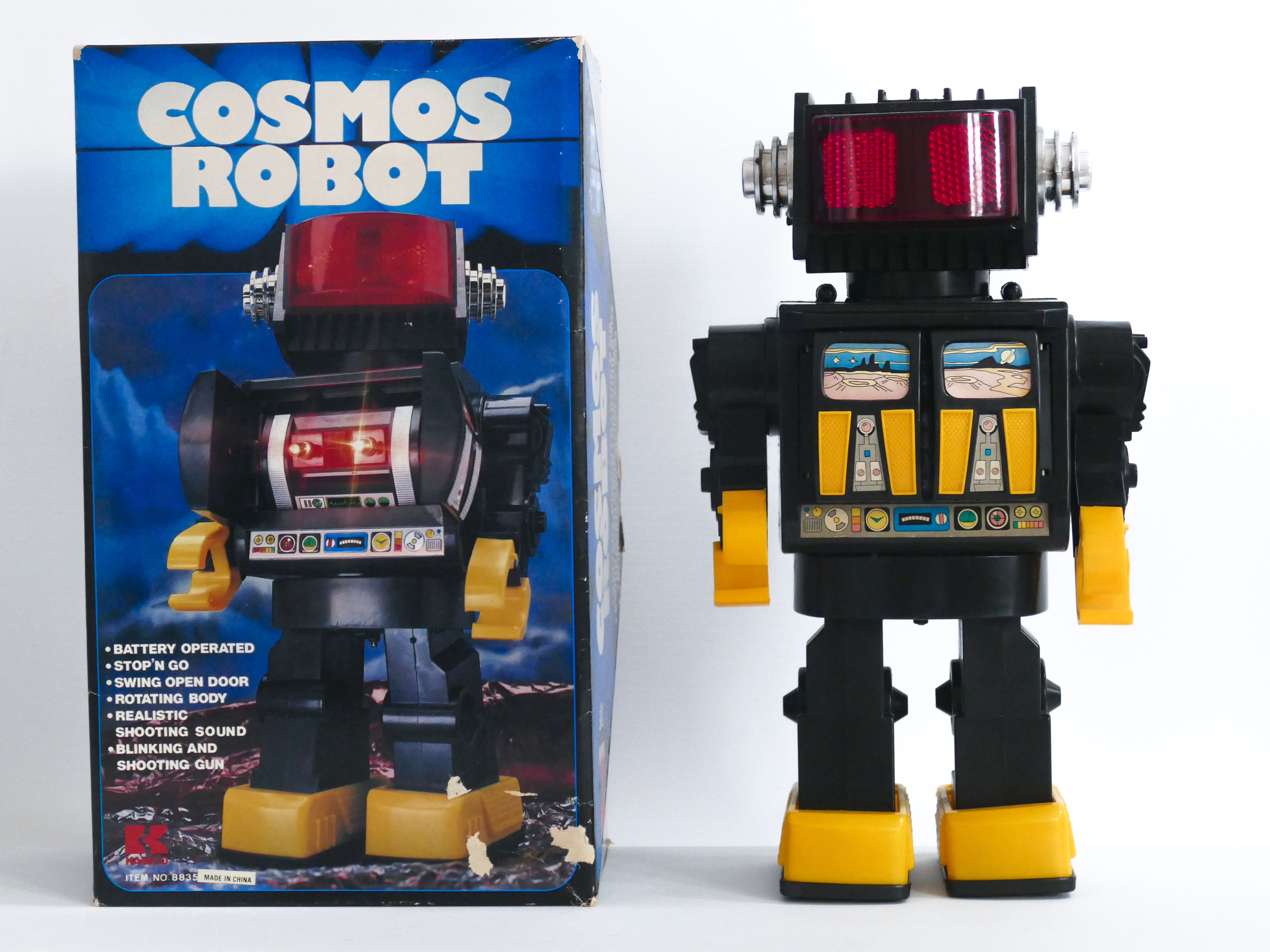 KAMCO HORIKAWA COSMOS ROBOT VINTAGE SPACE TOY HONG KONG 1970's