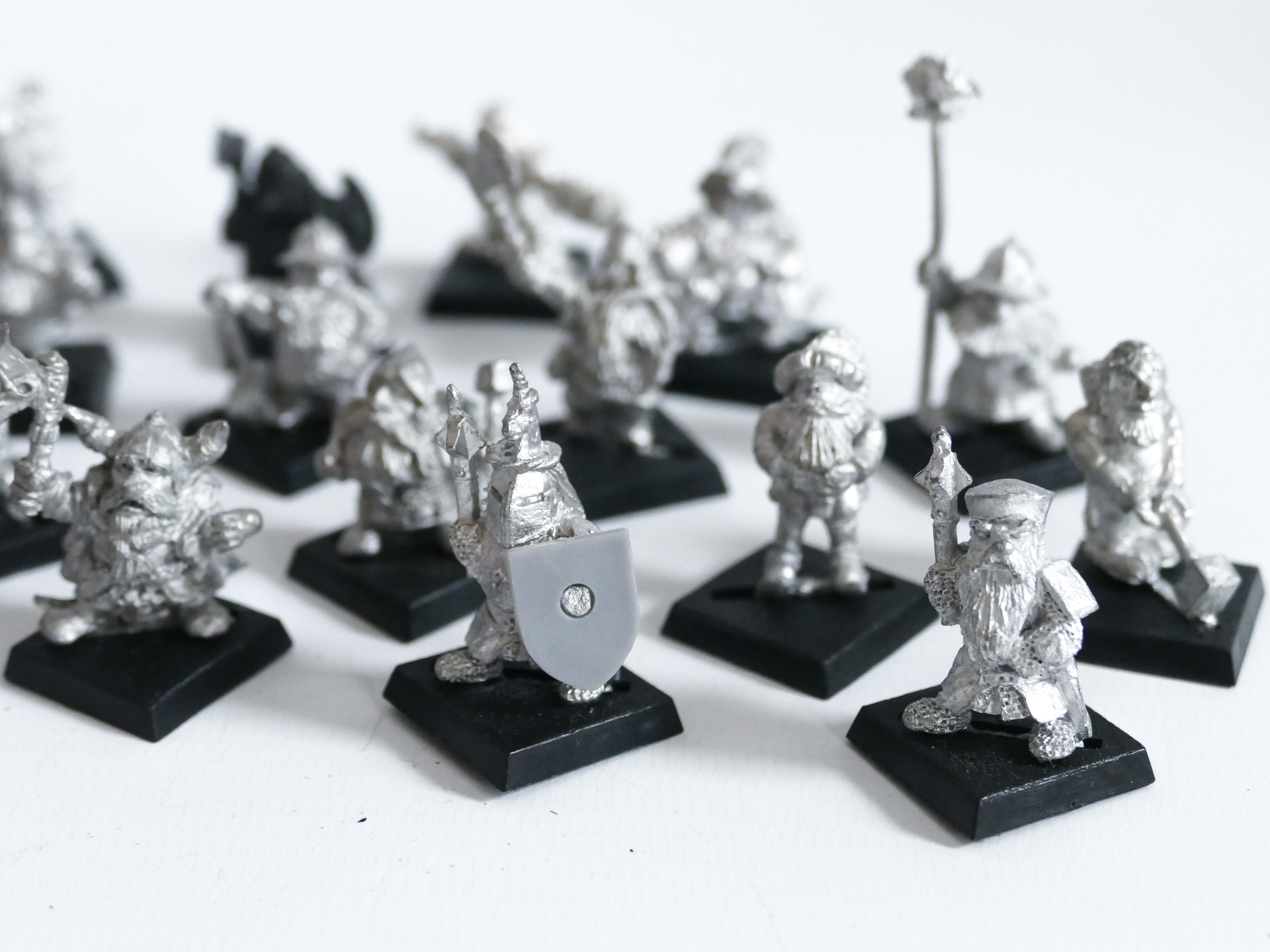 WARHAMMER FANTASY VINTAGE METAL DWARF MINIATURES LOT. GAMES WORKSHOP. 1980's / 1990's WARGAME - Bild 3 aus 5