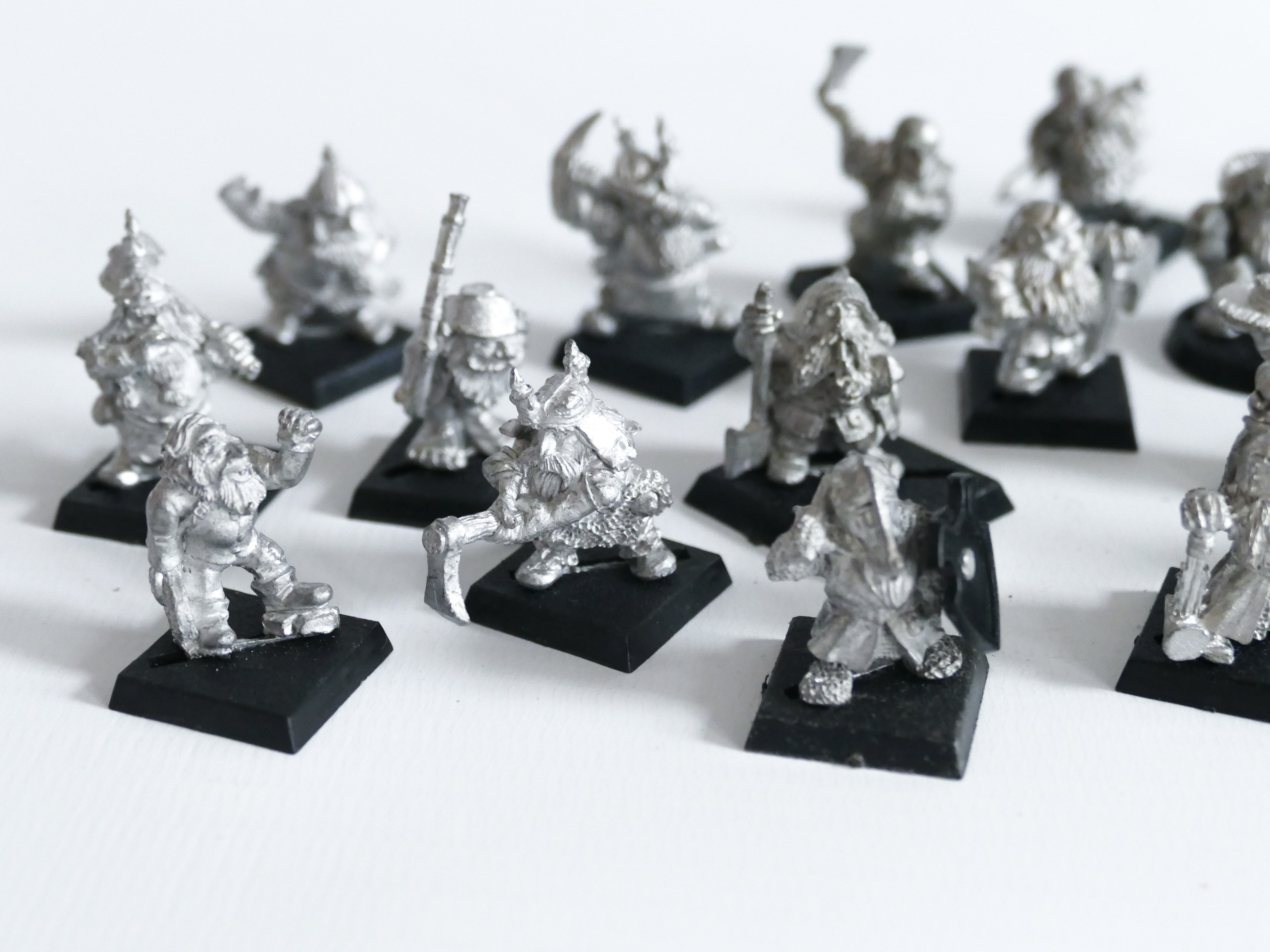 WARHAMMER FANTASY VINTAGE METAL DWARF MINIATURES LOT. GAMES WORKSHOP. 1980's / 1990's WARGAME - Bild 4 aus 5