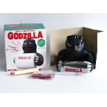 GODZILLA TOILET ROLL HOLDER, BEETLAND JAPAN, 1980's. EVERY HOME SHOULD HAVE ONE! KAIJU MONSTER TOY