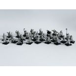 WARHAMMER FANTASY VINTAGE METAL DWARF MINIATURES LOT. GAMES WORKSHOP. 1980's / 1990's WARGAME