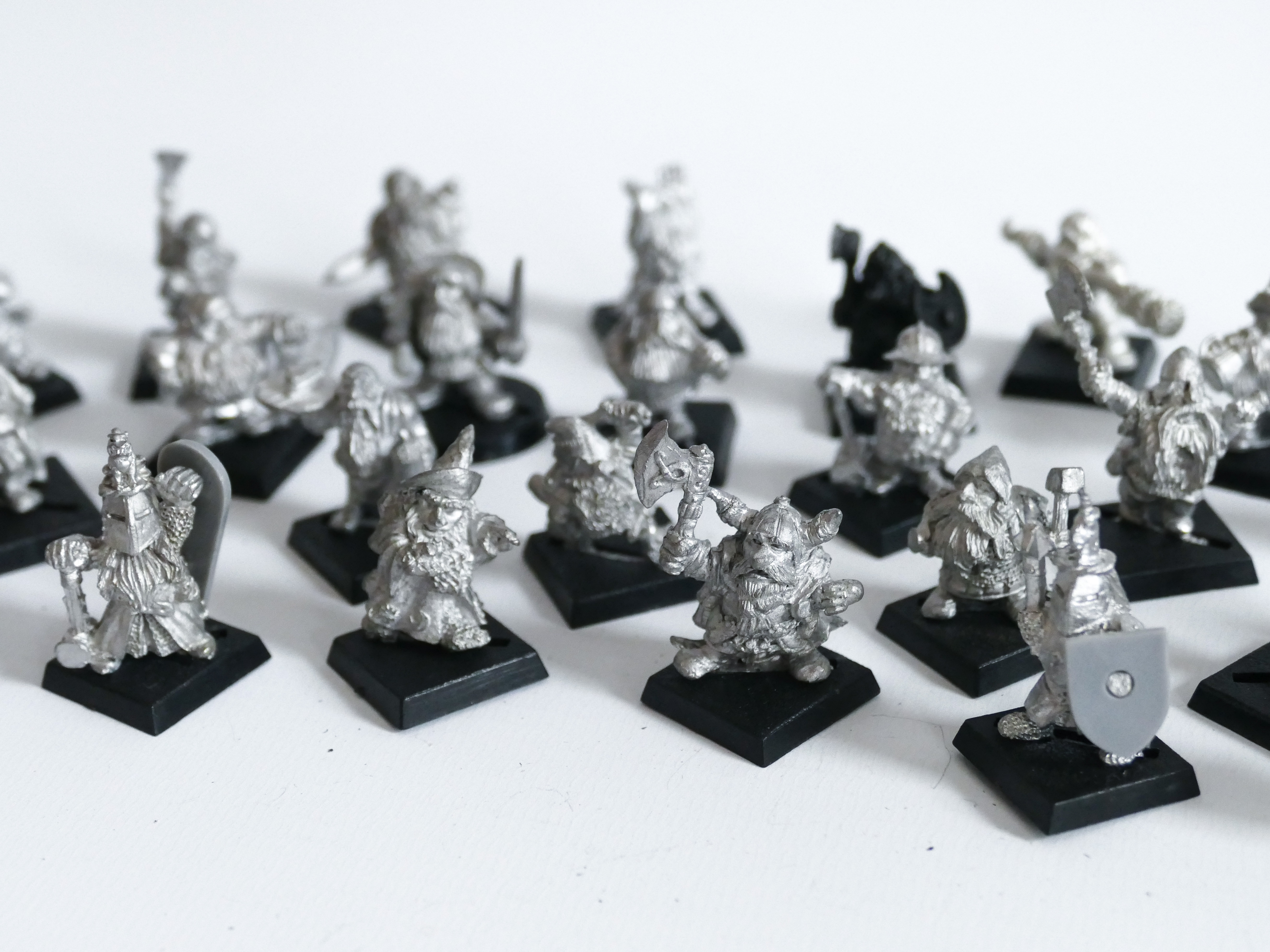 WARHAMMER FANTASY VINTAGE METAL DWARF MINIATURES LOT. GAMES WORKSHOP. 1980's / 1990's WARGAME - Bild 5 aus 5