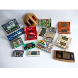 HANDHELD VIDEO GAME LOT B. LCD LSI VINTAGE RETRO COMPUTER. NINTENDO, BANDAI, EPOCH, ENTEX ETC