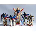 BANDAI GUNDAM ACTION FIGURE LOT 1980's JAPAN TOY ROBOT HI-METAL ANIME MANGA