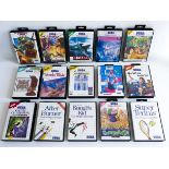 SEGA MASTER SYSTEM VIDEO GAMES LOT A VINTAGE RETRO COMPUTER 1980'S