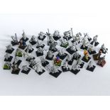 WARHAMMER FANTASY VINTAGE METAL DWARF MINIATURES LOT. GAMES WORKSHOP. 1980's / 1990's WARGAME