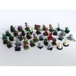 WARHAMMER FANTASY VINTAGE PLASTIC HUMAN DWARF ELF MINIATURES LOT. GAMES WORKSHOP. 1980's / 1990's