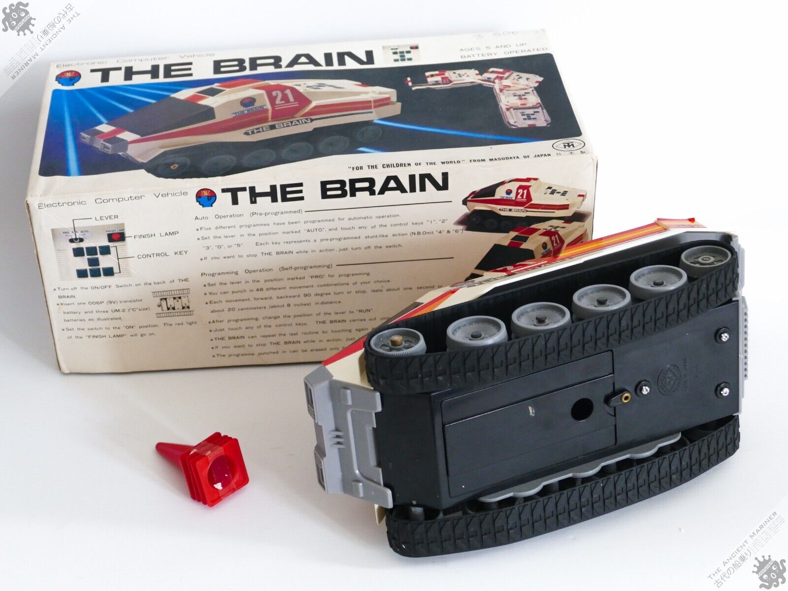 MASUDAYA MB THE BRAIN BIGTRAK BIG TRAK ELECTRONIC CAR VEHICLE VINTAGE TOY JAPAN - Image 3 of 3