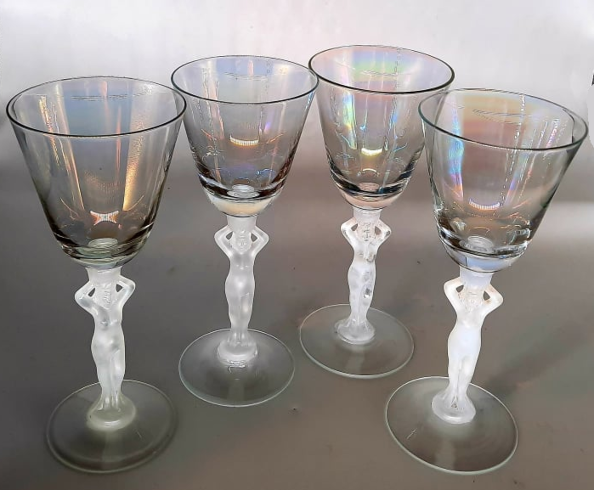 4 Bimini Style Glasses | Art Deco