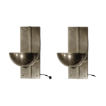 Pair Art Deco Style Wall Lights