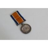 World war 1 War medal 23026 Private S Alderman Devonshire Regiment