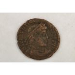 Valentinian I, AD364-375 Siscia. On the Obverse, DN VALENTINI-ANVS PF AVG, pearl diademed, draped,