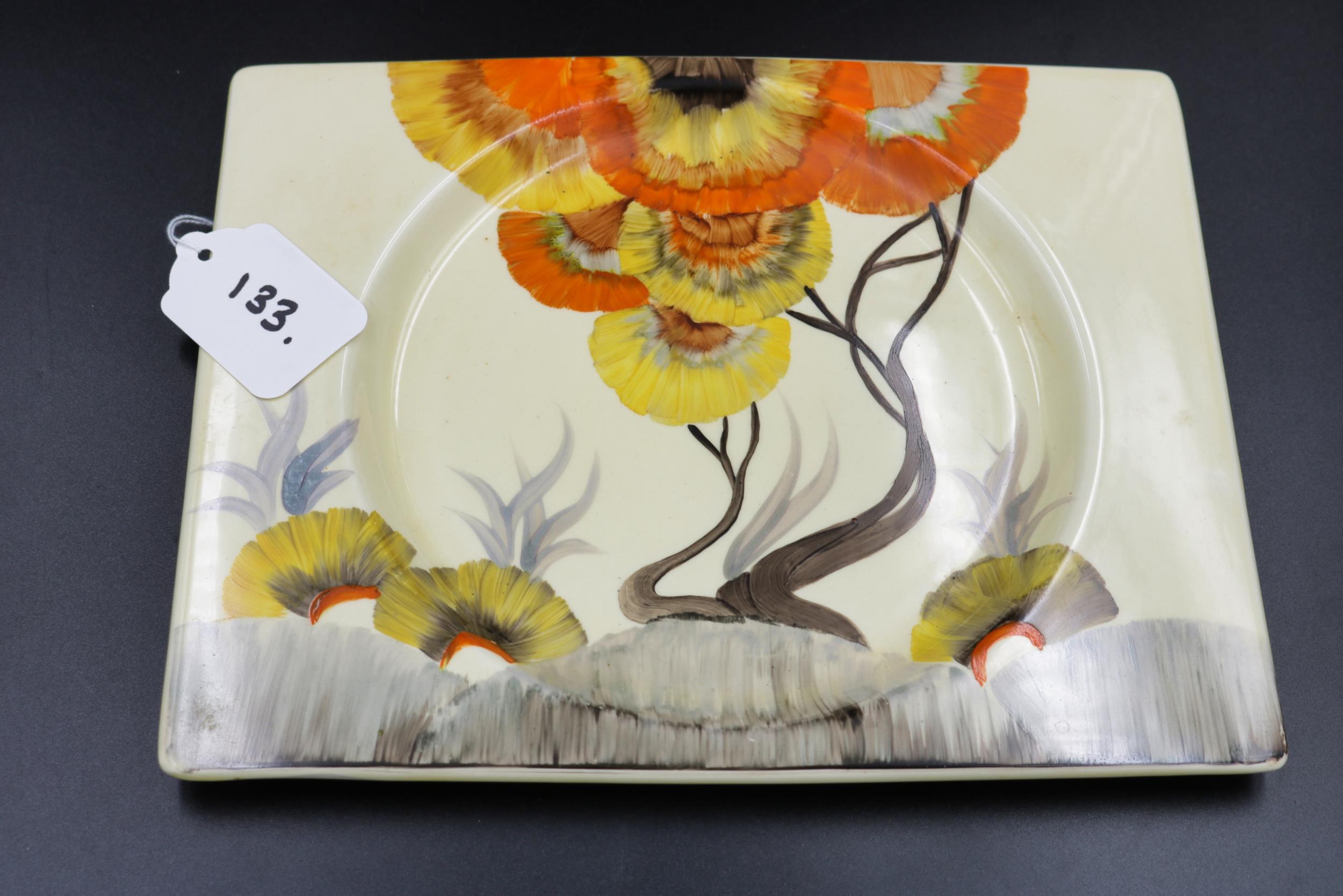 Royal Staffordshire Biarritz range. Bizarre by Clarice Cliff Approx. 10" x 8"