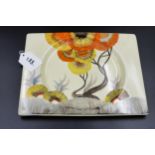 Royal Staffordshire Biarritz range. Bizarre by Clarice Cliff Approx. 10" x 8"