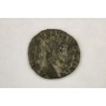 Bronze Roman Coin, Gallienus, antoninianus, Milan. Sole reign. AD 260-268. On the front: GALLIENVS