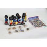Collection of Golliwog Figurines and Badges