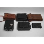 6 Vintage Cameras including Zeiss Ikon