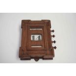 Oak Perpetual Desk Calendar c1900