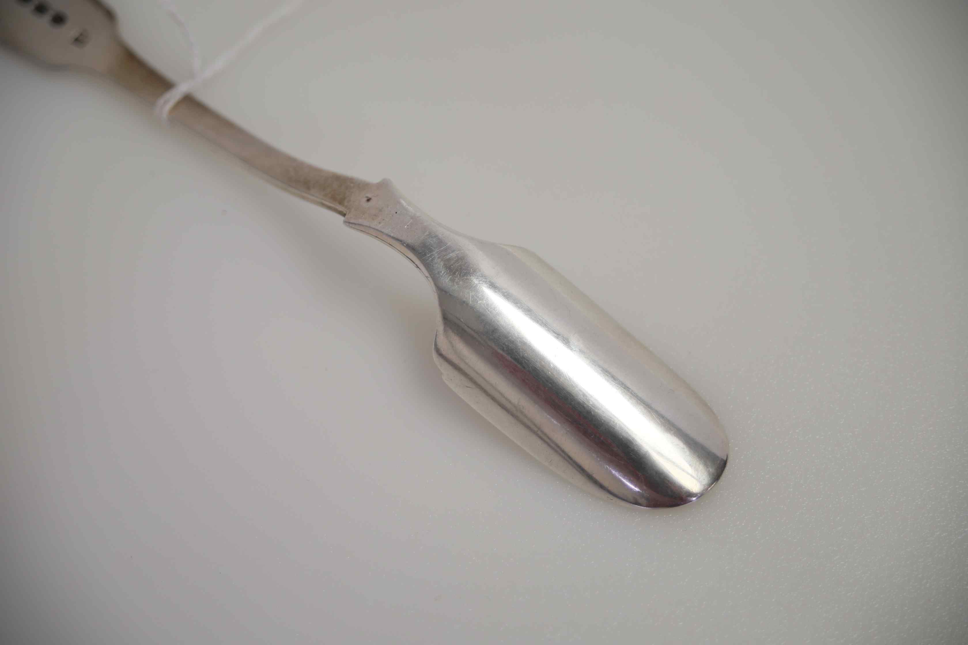 Silver Georgian Stilton Scoop - Image 4 of 8