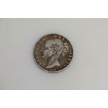 1845 Victorian Young Head Silver Crown