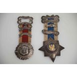 Victorian Silver Hallmarked Temporance Movement Medals