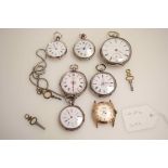 Silver Pocket Watches and Herodia Watch