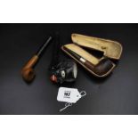 3 Vintage Smoking Pipes