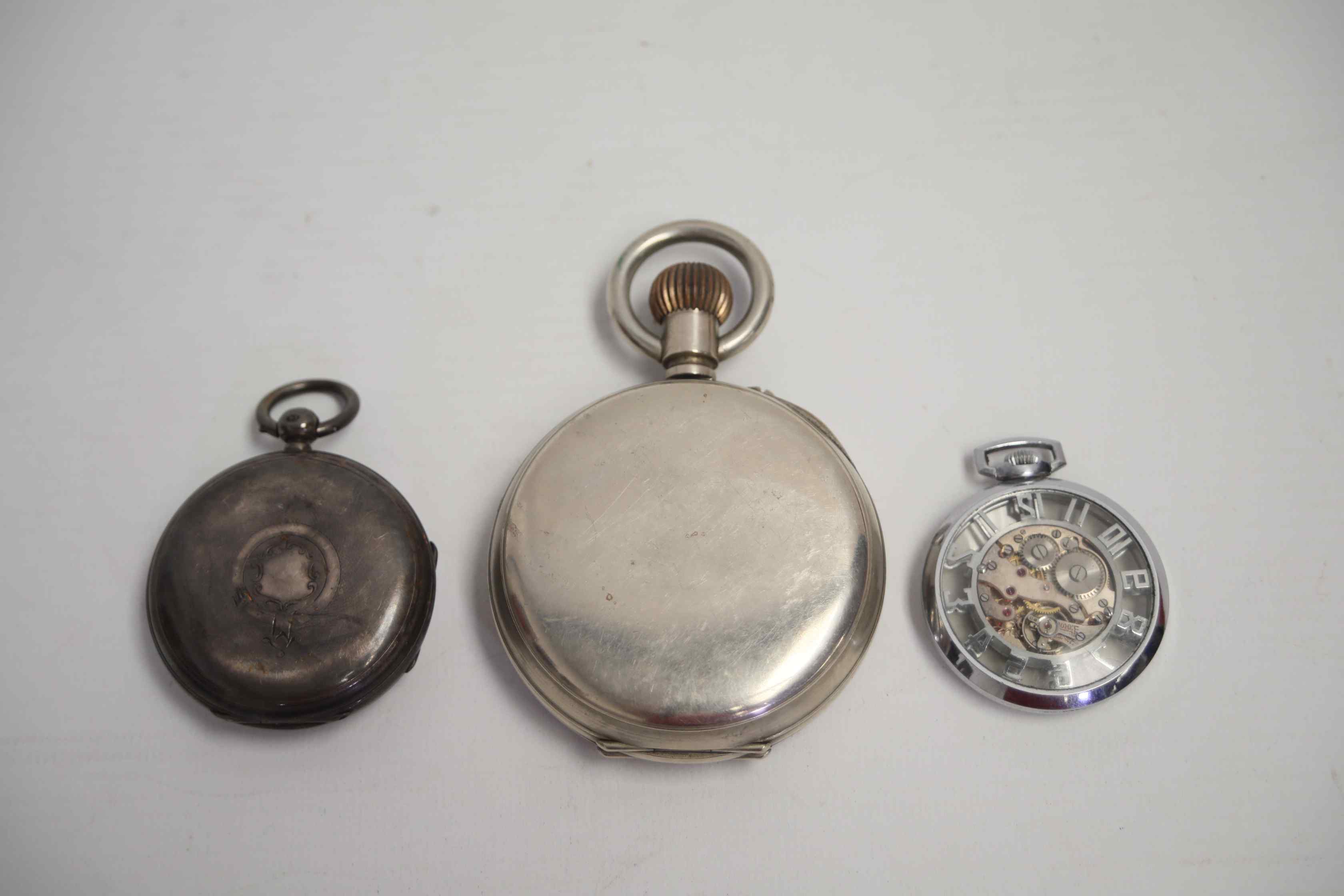 Sterling Silver Pocket Watch plus others - Image 3 of 8