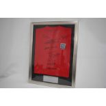 Signed England football team Framed T Shirt 1966