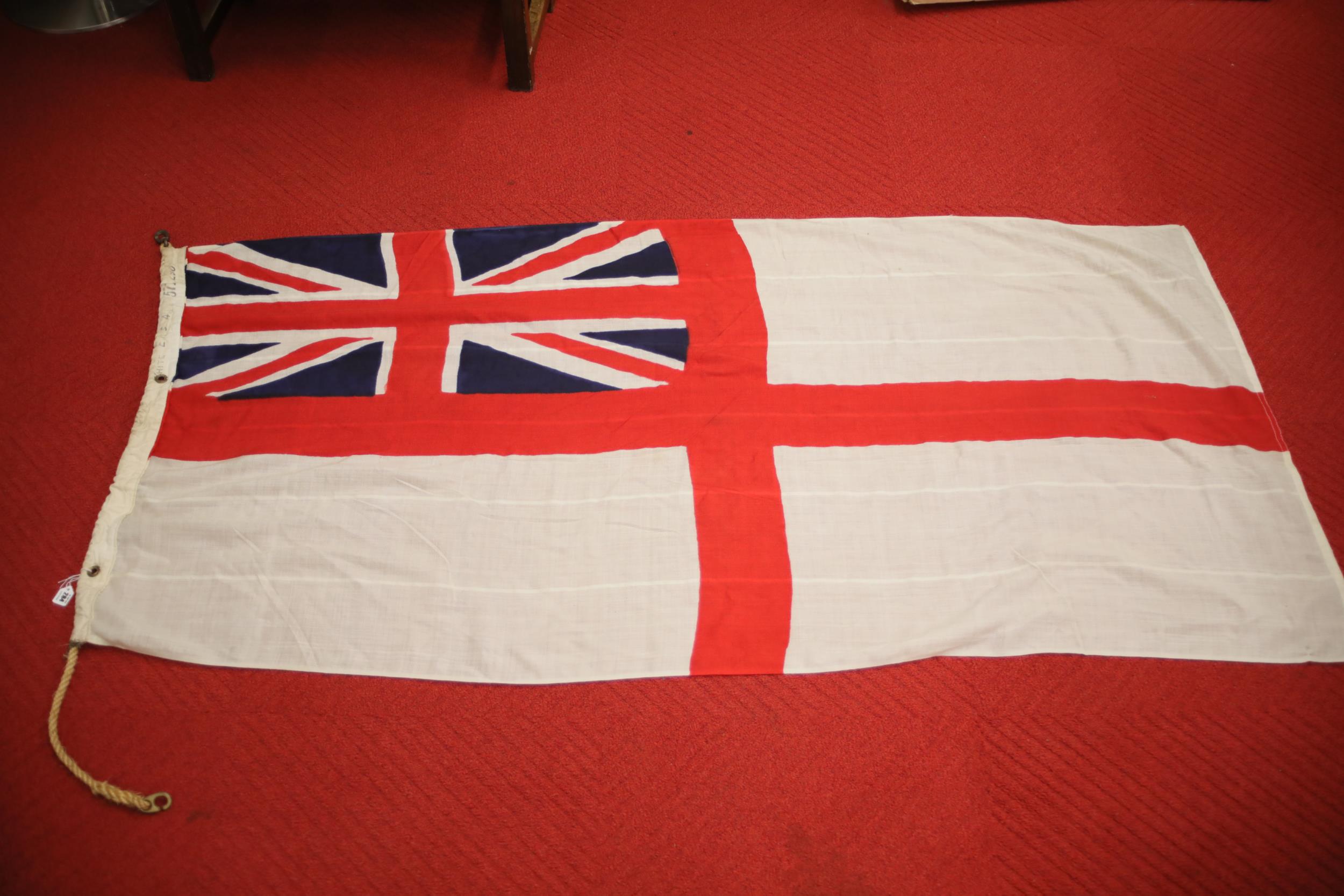 White Ensign Number 4 5715298 British Flag From HMS Ark Royal - Image 6 of 8