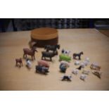 Small collection of britains farm animals